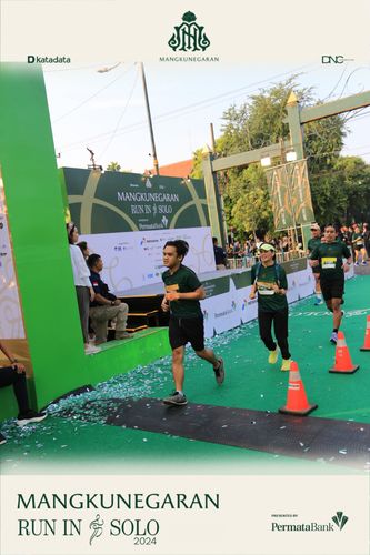Race photo from Mangkunegaran Run 2024