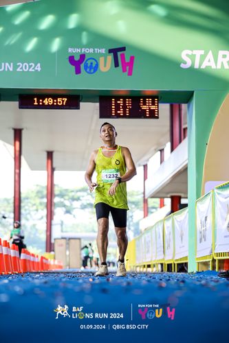 Race photo from BAF LIONS RUN 2024