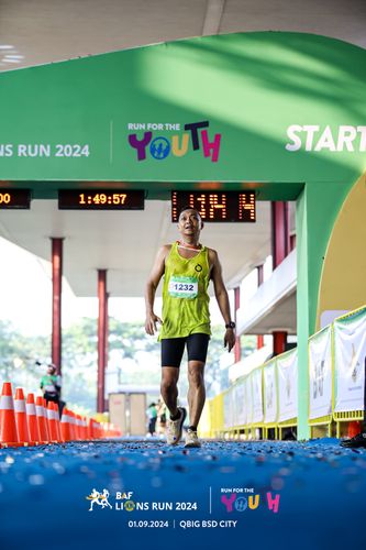 Race photo from BAF LIONS RUN 2024
