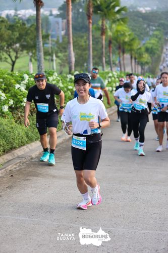 Race photo from Taman Budaya x BOGORUN 2025