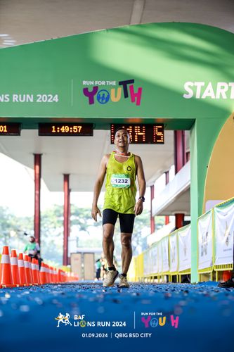 Race photo from BAF LIONS RUN 2024