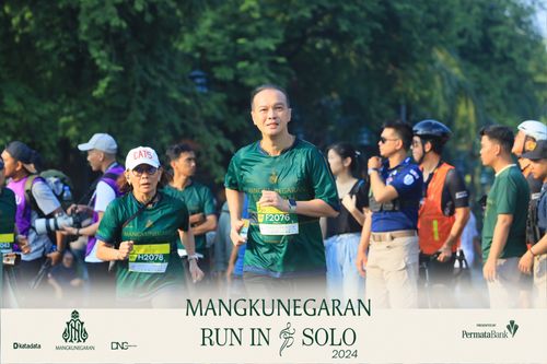 Race photo from Mangkunegaran Run 2024