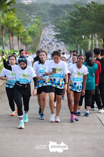 Race photo from Taman Budaya x BOGORUN 2025