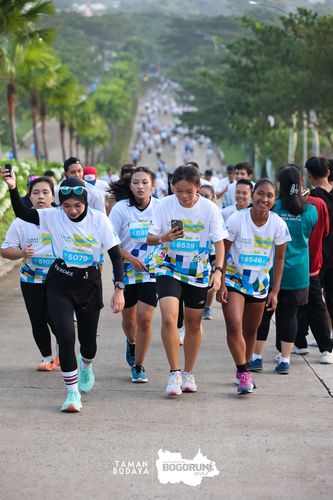 Race photo from Taman Budaya x BOGORUN 2025