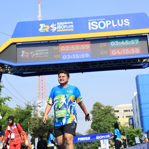 Race photo from SURABAYA ISOPLUS MARATHON 2026