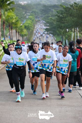 Race photo from Taman Budaya x BOGORUN 2025