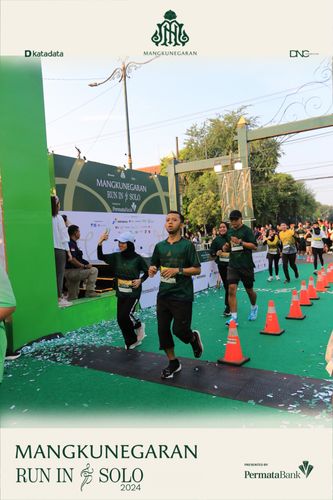Race photo from Mangkunegaran Run 2024