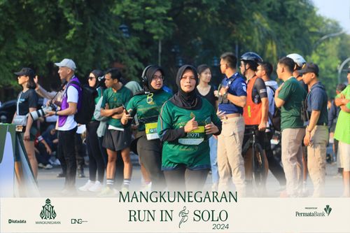 Race photo from Mangkunegaran Run 2024
