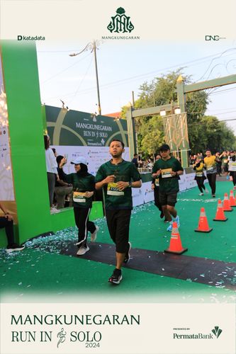 Race photo from Mangkunegaran Run 2024