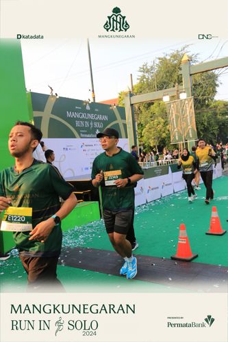 Race photo from Mangkunegaran Run 2024