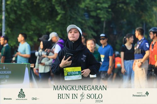 Race photo from Mangkunegaran Run 2024