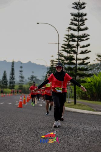 Race photo from CISANGKAN KBP CITY RUN 2025