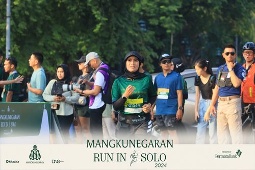 Race photo from Mangkunegaran Run 2024
