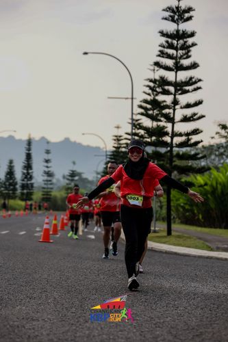 Race photo from CISANGKAN KBP CITY RUN 2025