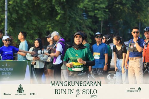Race photo from Mangkunegaran Run 2024