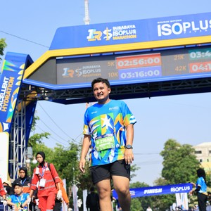 Race photo from SURABAYA ISOPLUS MARATHON 2026
