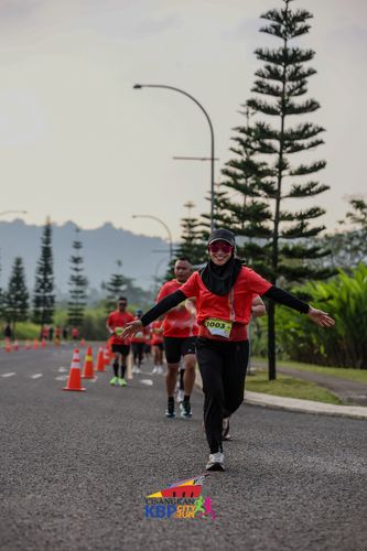 Race photo from CISANGKAN KBP CITY RUN 2025