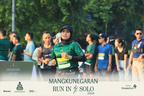 Race photo from Mangkunegaran Run 2024