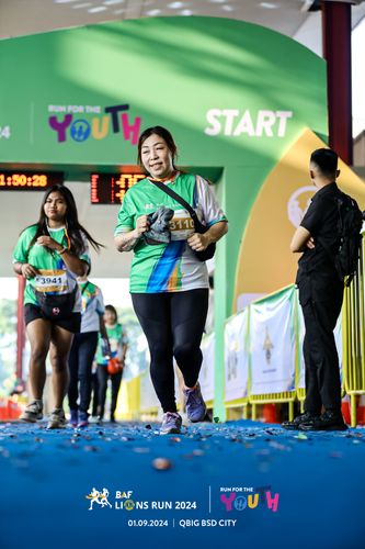 Race photo from BAF LIONS RUN 2024