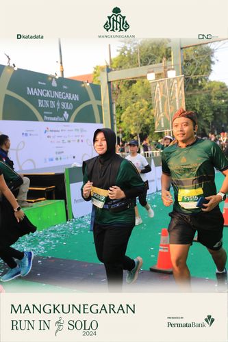 Race photo from Mangkunegaran Run 2024