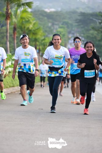 Race photo from Taman Budaya x BOGORUN 2025