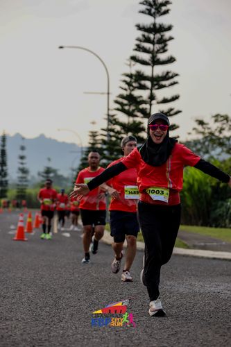 Race photo from CISANGKAN KBP CITY RUN 2025