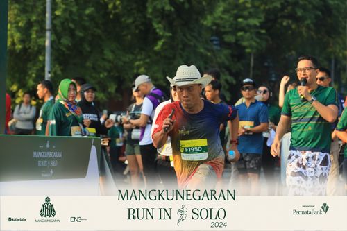 Race photo from Mangkunegaran Run 2024