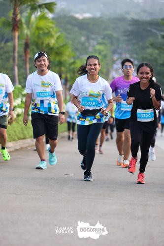 Race photo from Taman Budaya x BOGORUN 2025