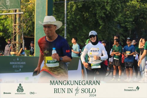 Race photo from Mangkunegaran Run 2024
