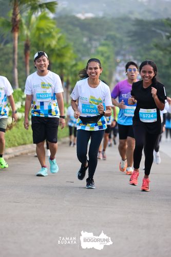 Race photo from Taman Budaya x BOGORUN 2025