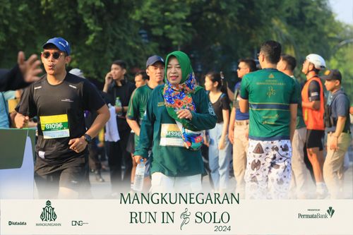Race photo from Mangkunegaran Run 2024