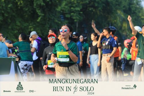 Race photo from Mangkunegaran Run 2024