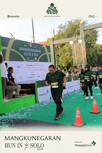 Race photo from Mangkunegaran Run 2024