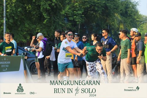 Race photo from Mangkunegaran Run 2024