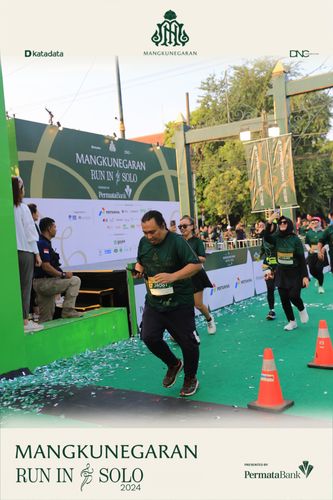 Race photo from Mangkunegaran Run 2024