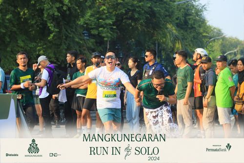 Race photo from Mangkunegaran Run 2024