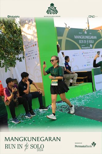 Race photo from Mangkunegaran Run 2024