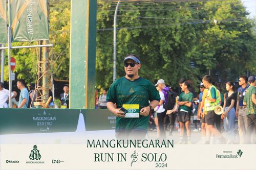 Race photo from Mangkunegaran Run 2024