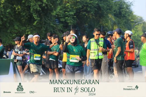 Race photo from Mangkunegaran Run 2024