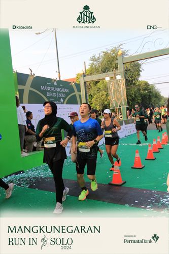 Race photo from Mangkunegaran Run 2024