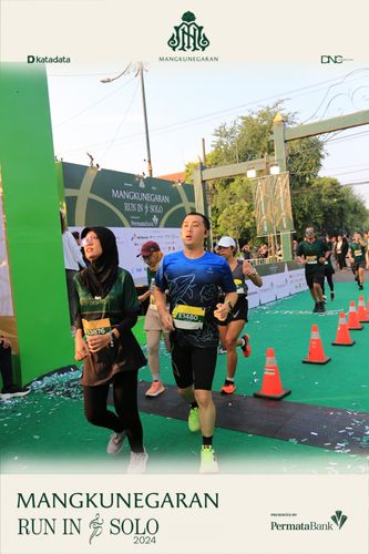 Race photo from Mangkunegaran Run 2024