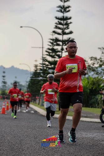 Race photo from CISANGKAN KBP CITY RUN 2025