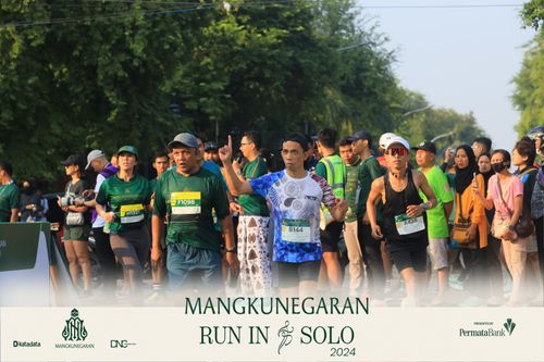 Race photo from Mangkunegaran Run 2024