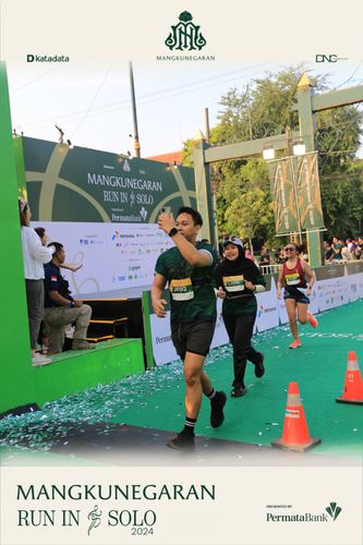 Race photo from Mangkunegaran Run 2024