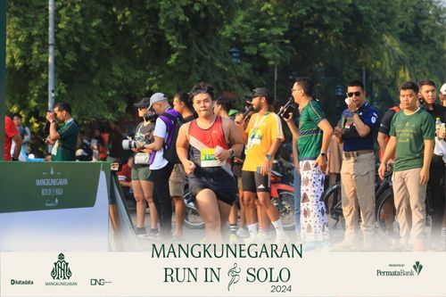 Race photo from Mangkunegaran Run 2024
