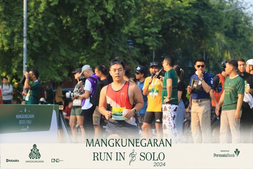 Race photo from Mangkunegaran Run 2024