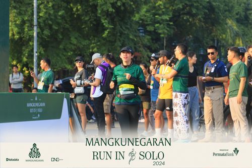 Race photo from Mangkunegaran Run 2024