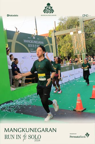 Race photo from Mangkunegaran Run 2024