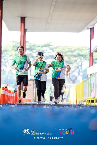 Race photo from BAF LIONS RUN 2024