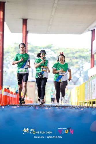 Race photo from BAF LIONS RUN 2024